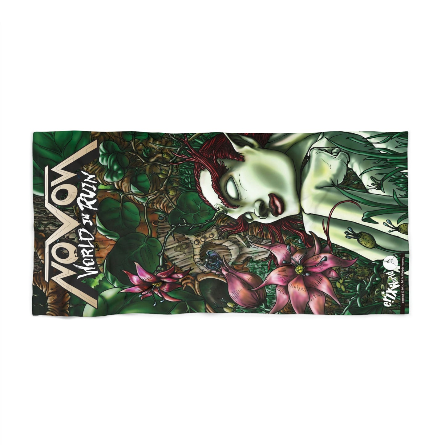 Novon: World in Ruin - Gretta beach towel